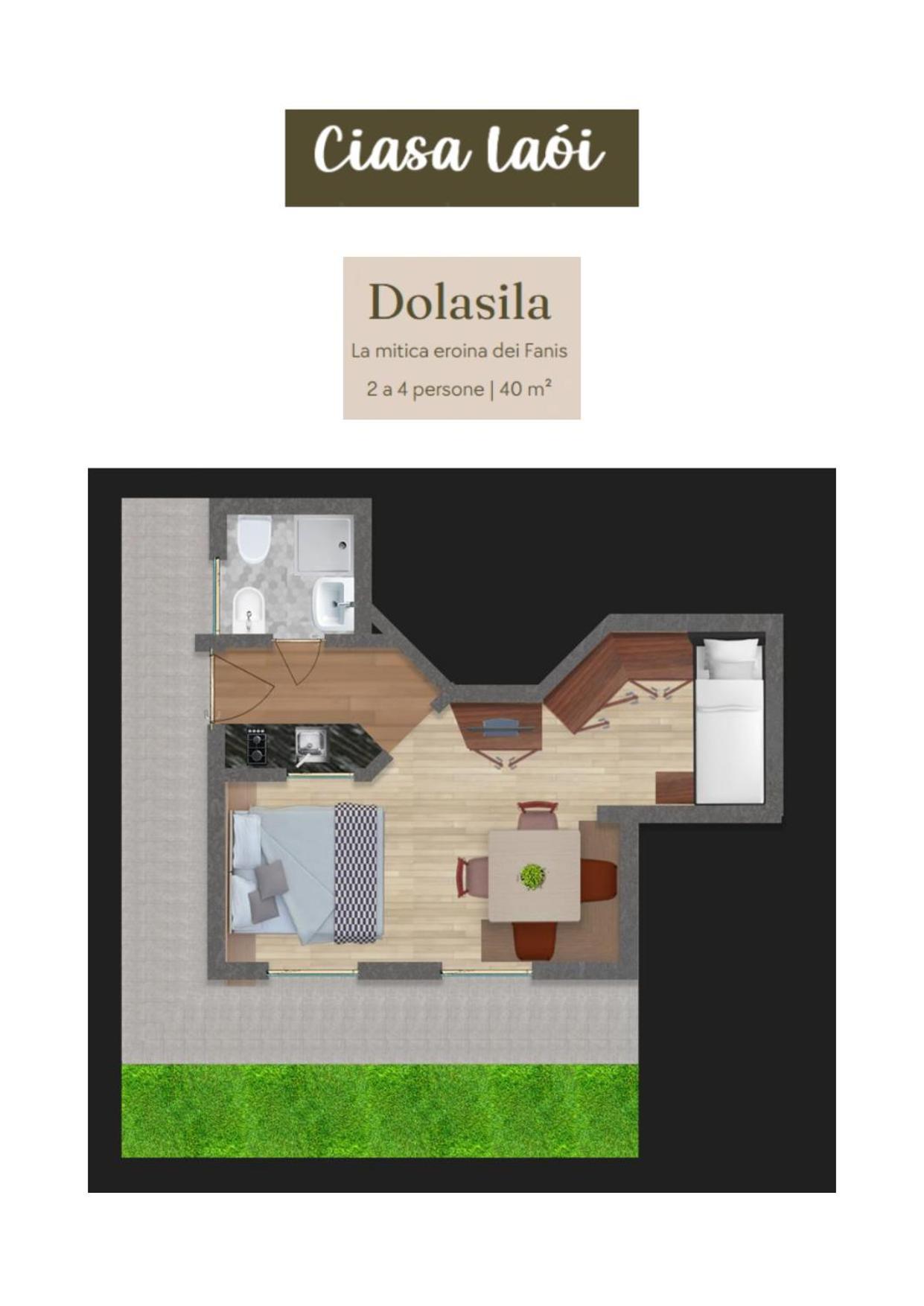 Apartment Ciasa Laoi San Cassiano  Buitenkant foto