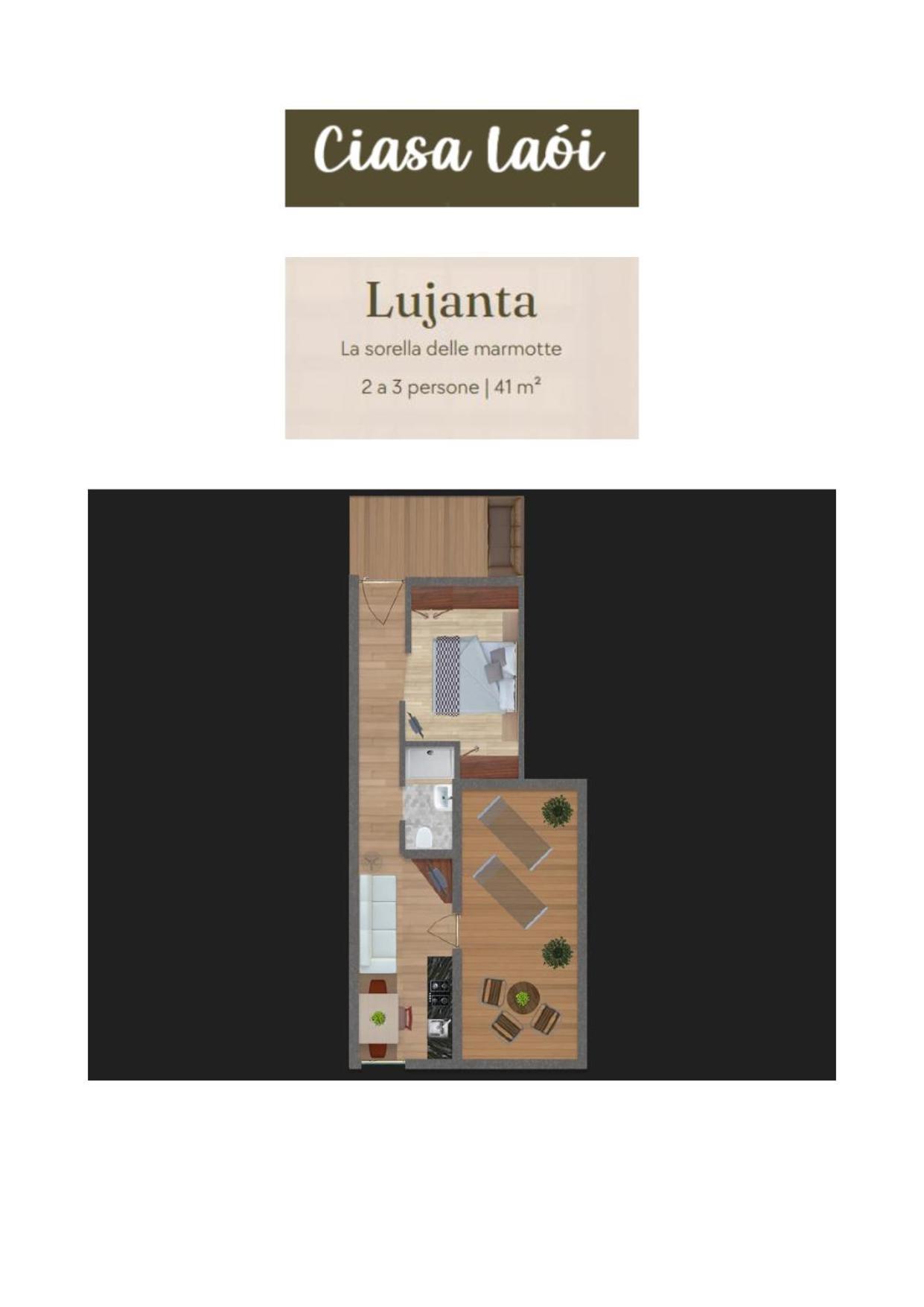 Apartment Ciasa Laoi San Cassiano  Buitenkant foto